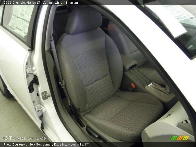 Summit White / Titanium 2011 Chevrolet Malibu LT