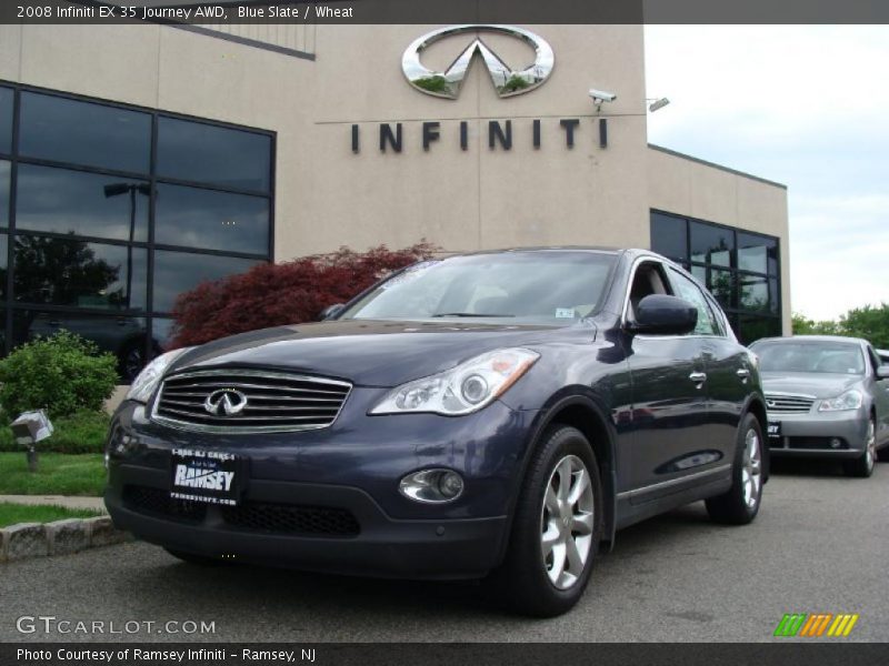 Blue Slate / Wheat 2008 Infiniti EX 35 Journey AWD