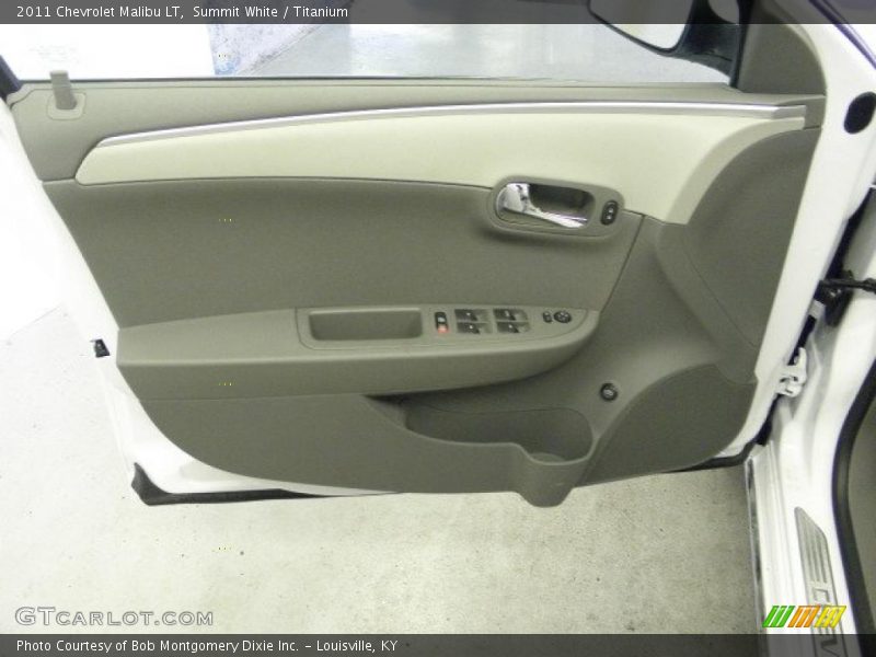 Summit White / Titanium 2011 Chevrolet Malibu LT