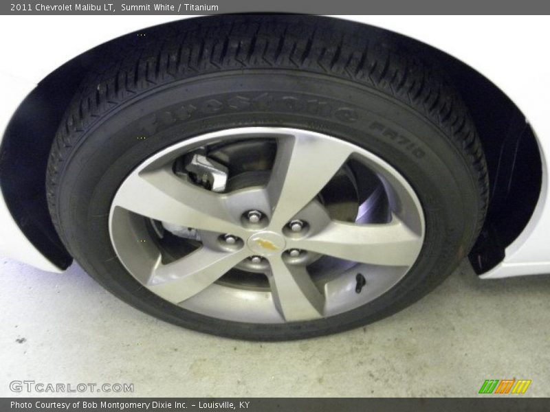 Summit White / Titanium 2011 Chevrolet Malibu LT