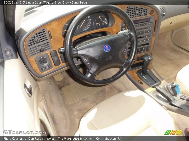  2002 9-5 Linear Sport Wagon Sand Beige Interior