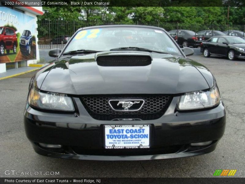 Black / Dark Charcoal 2002 Ford Mustang GT Convertible