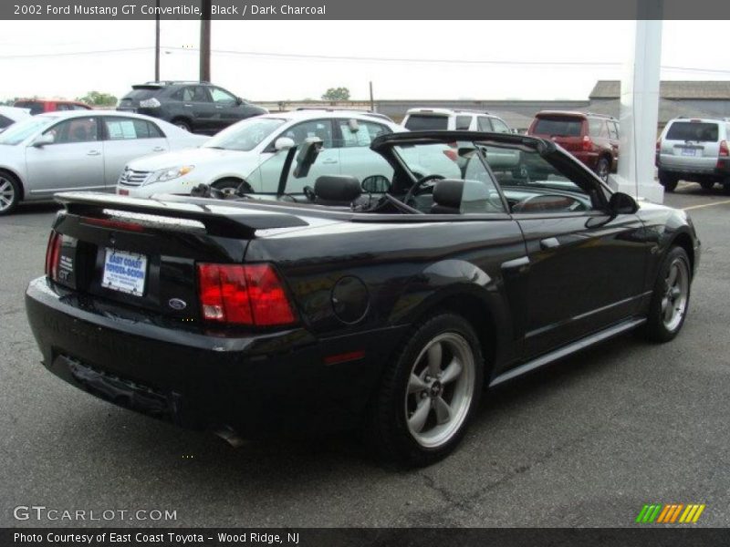 Black / Dark Charcoal 2002 Ford Mustang GT Convertible