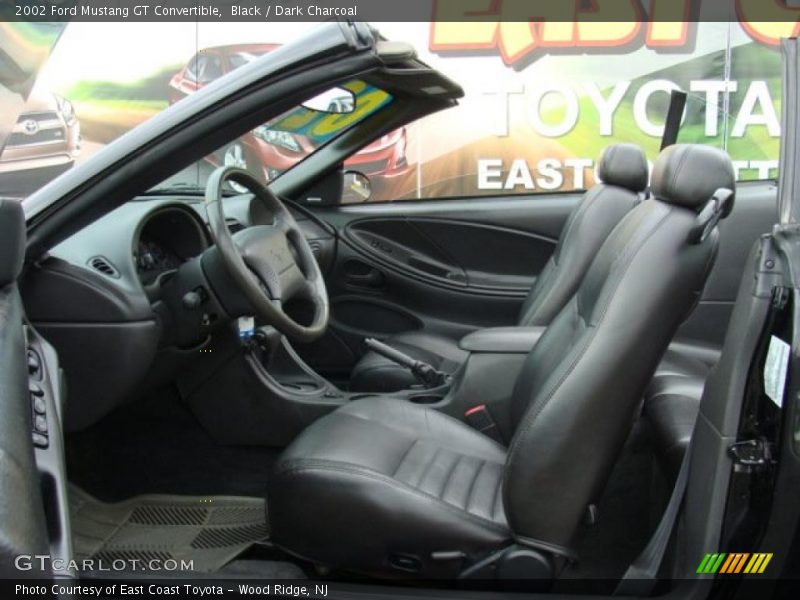 Black / Dark Charcoal 2002 Ford Mustang GT Convertible