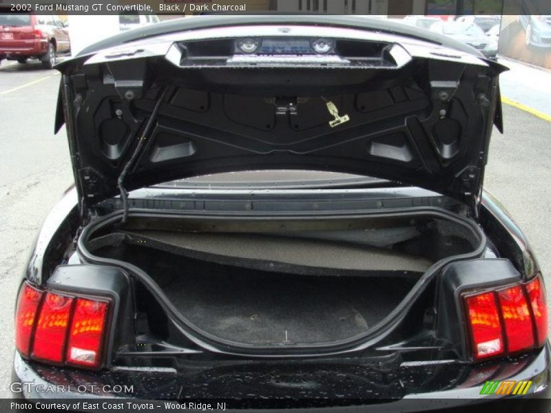 Black / Dark Charcoal 2002 Ford Mustang GT Convertible