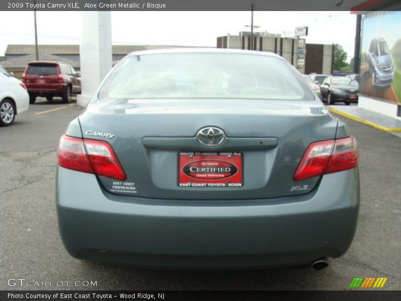 Aloe Green Metallic / Bisque 2009 Toyota Camry XLE