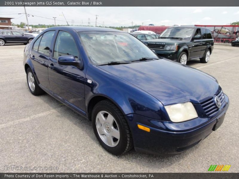 Galactic Blue / Black 2001 Volkswagen Jetta GLS Sedan