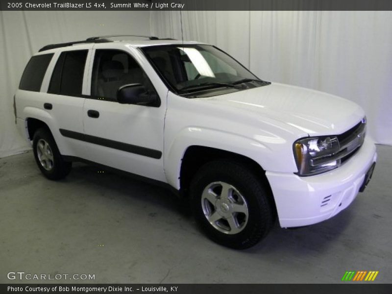 Summit White / Light Gray 2005 Chevrolet TrailBlazer LS 4x4