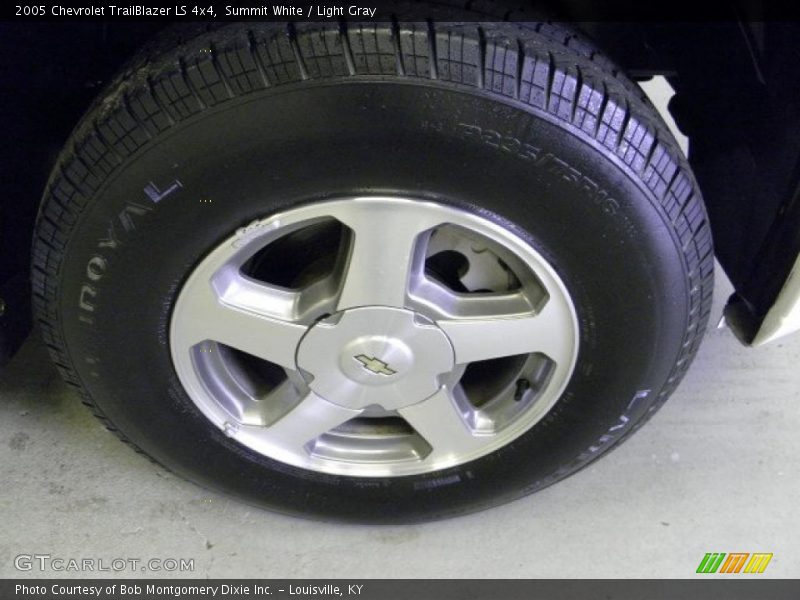 Summit White / Light Gray 2005 Chevrolet TrailBlazer LS 4x4