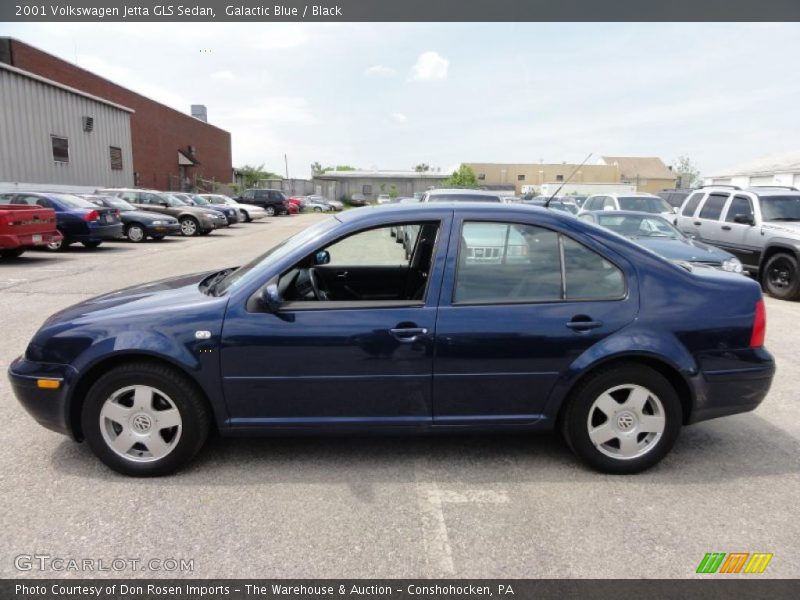 Galactic Blue / Black 2001 Volkswagen Jetta GLS Sedan