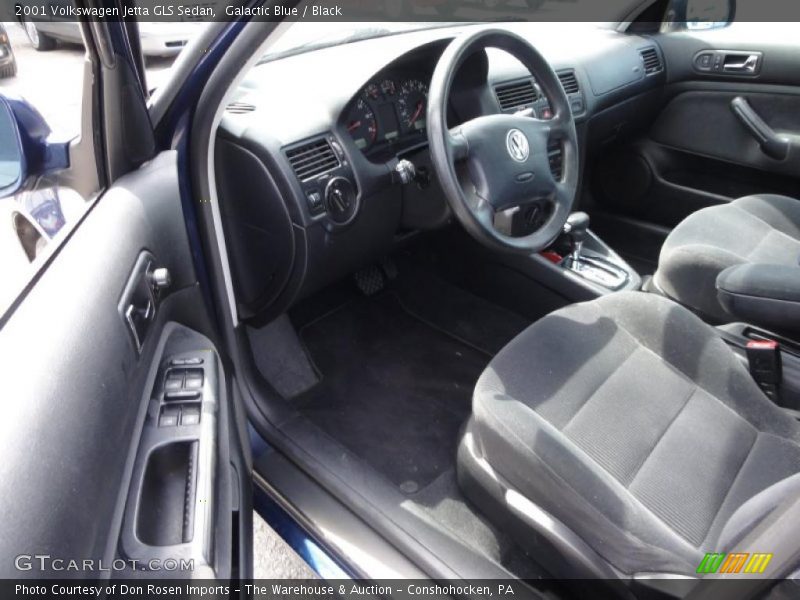 Galactic Blue / Black 2001 Volkswagen Jetta GLS Sedan