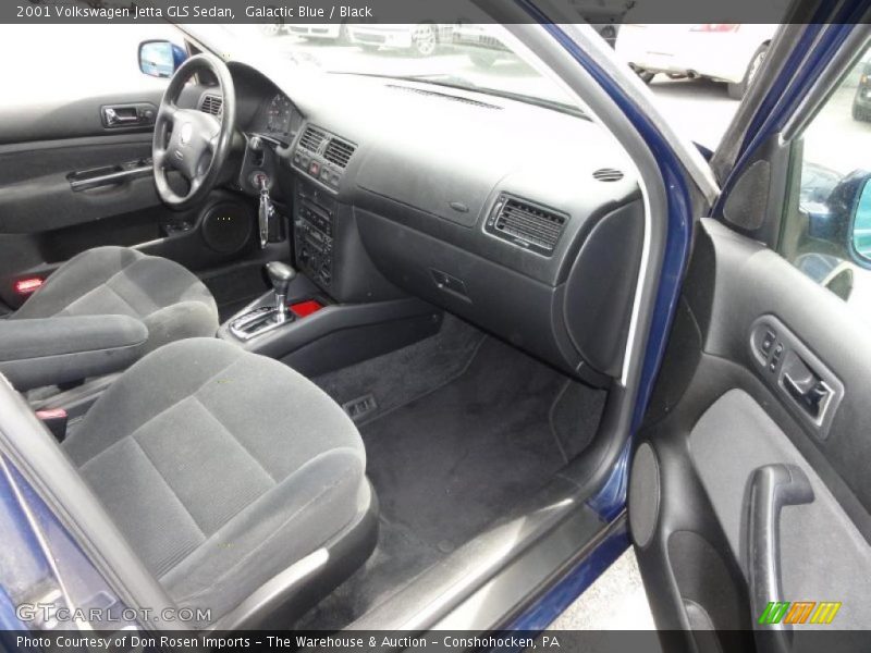 Galactic Blue / Black 2001 Volkswagen Jetta GLS Sedan