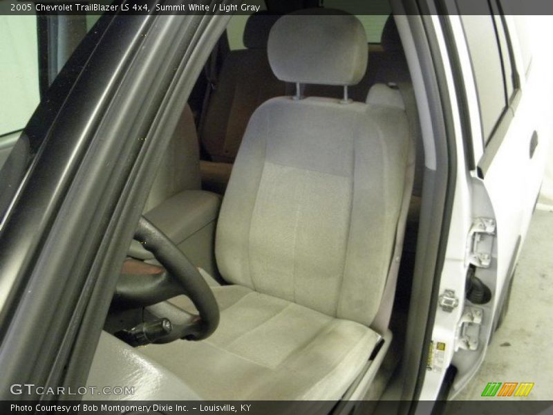 Summit White / Light Gray 2005 Chevrolet TrailBlazer LS 4x4