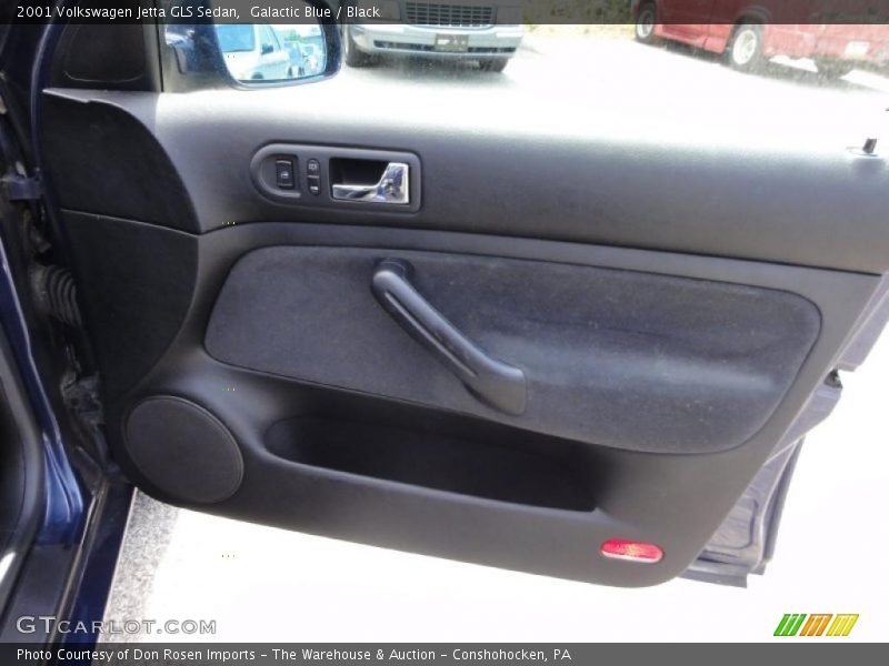 Galactic Blue / Black 2001 Volkswagen Jetta GLS Sedan