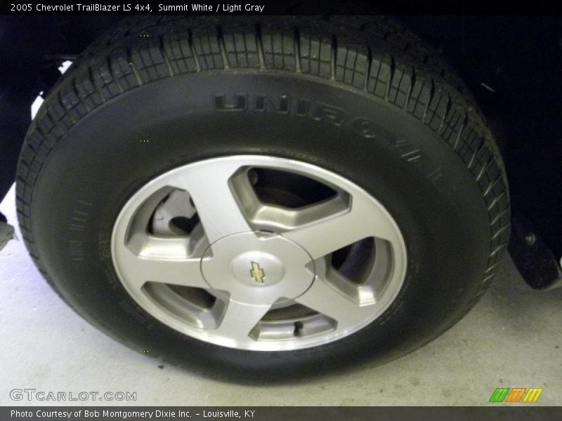 Summit White / Light Gray 2005 Chevrolet TrailBlazer LS 4x4