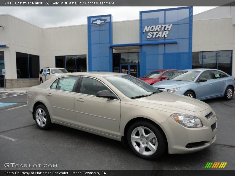 Gold Mist Metallic / Cocoa/Cashmere 2011 Chevrolet Malibu LS