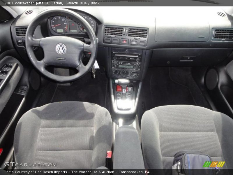 Galactic Blue / Black 2001 Volkswagen Jetta GLS Sedan
