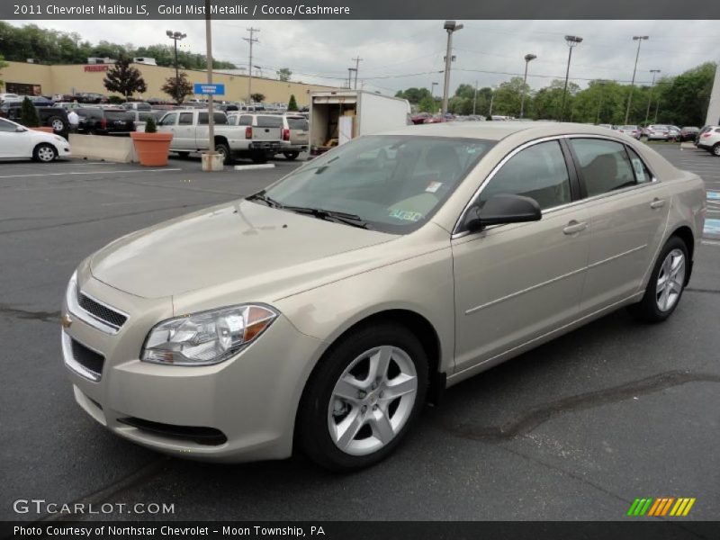 Gold Mist Metallic / Cocoa/Cashmere 2011 Chevrolet Malibu LS