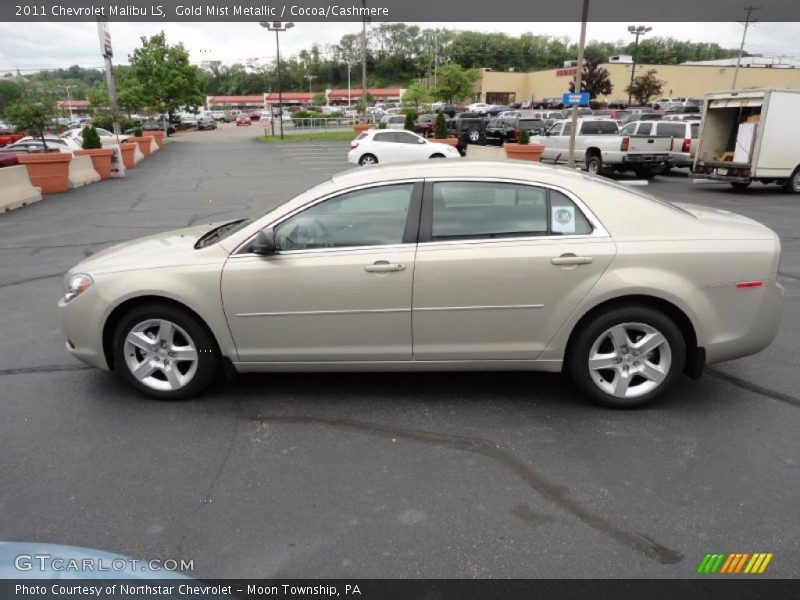 Gold Mist Metallic / Cocoa/Cashmere 2011 Chevrolet Malibu LS