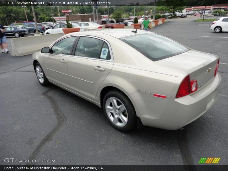 Gold Mist Metallic / Cocoa/Cashmere 2011 Chevrolet Malibu LS