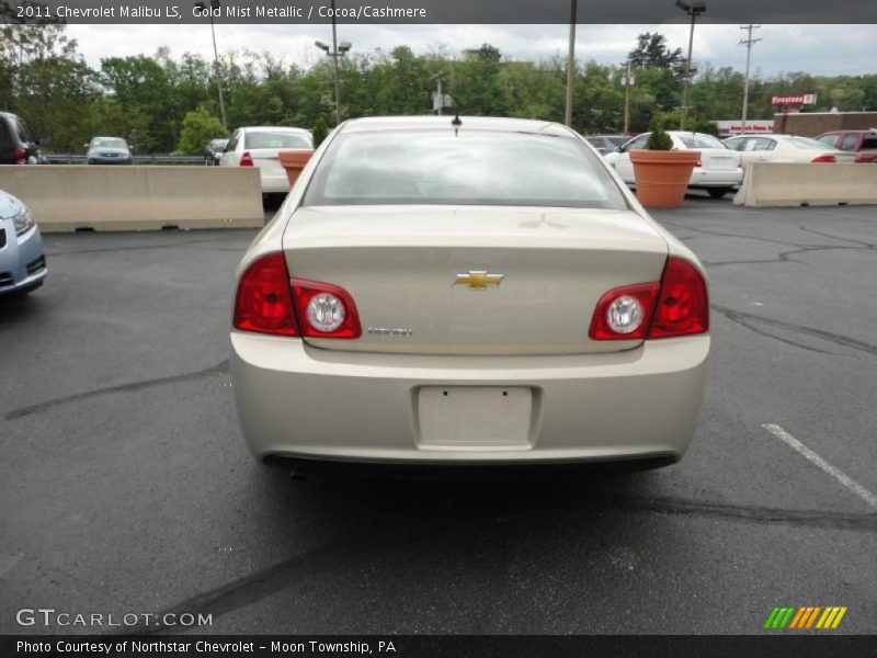 Gold Mist Metallic / Cocoa/Cashmere 2011 Chevrolet Malibu LS
