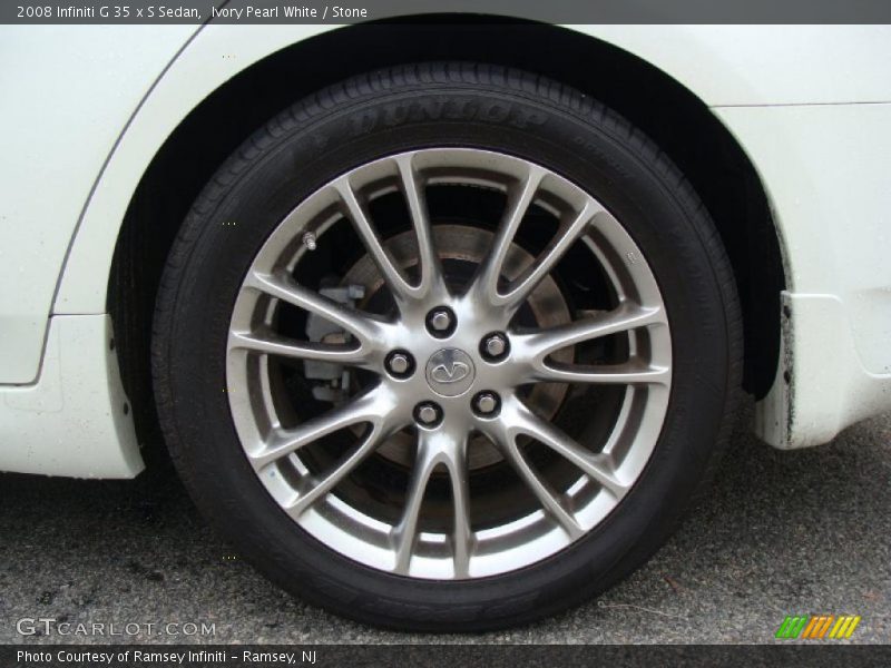 Ivory Pearl White / Stone 2008 Infiniti G 35 x S Sedan