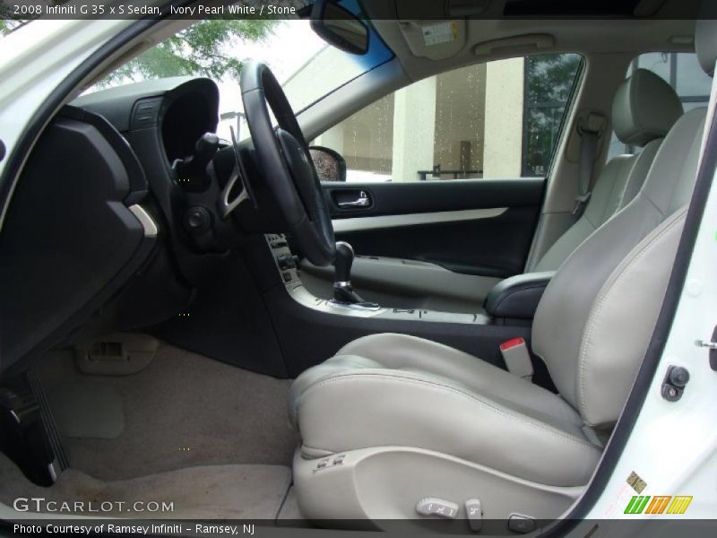 Ivory Pearl White / Stone 2008 Infiniti G 35 x S Sedan