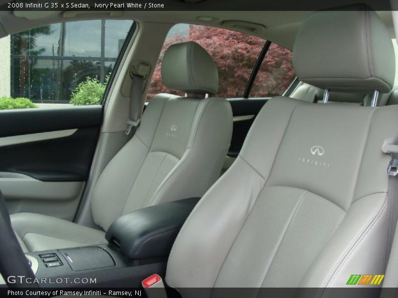 Ivory Pearl White / Stone 2008 Infiniti G 35 x S Sedan