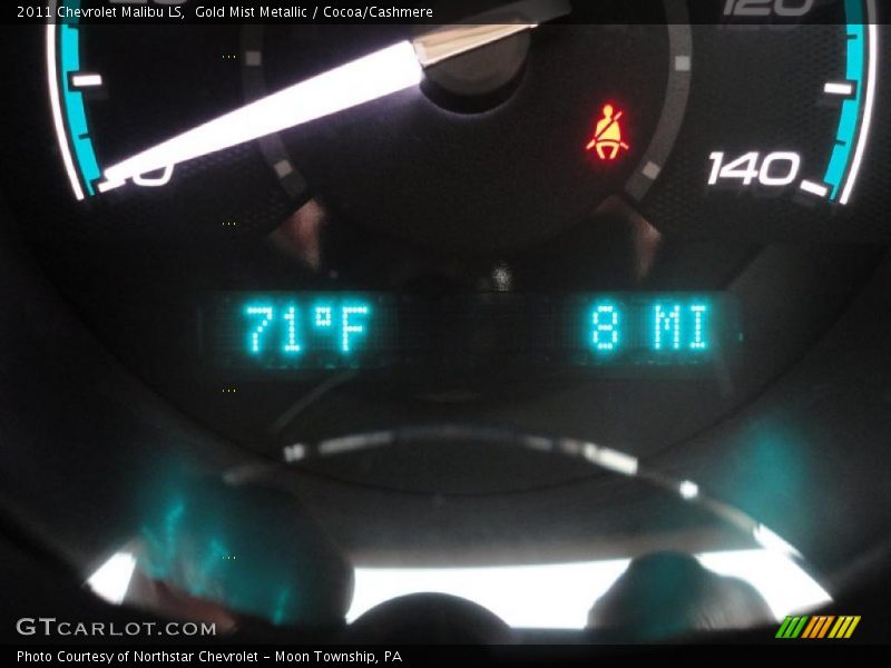 Gold Mist Metallic / Cocoa/Cashmere 2011 Chevrolet Malibu LS