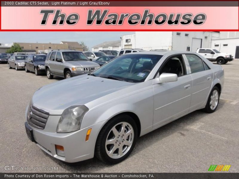 Light Platinum / Light Gray/Ebony 2003 Cadillac CTS Sedan