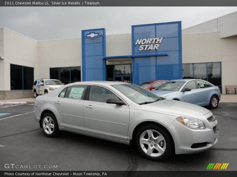 Silver Ice Metallic / Titanium 2011 Chevrolet Malibu LS