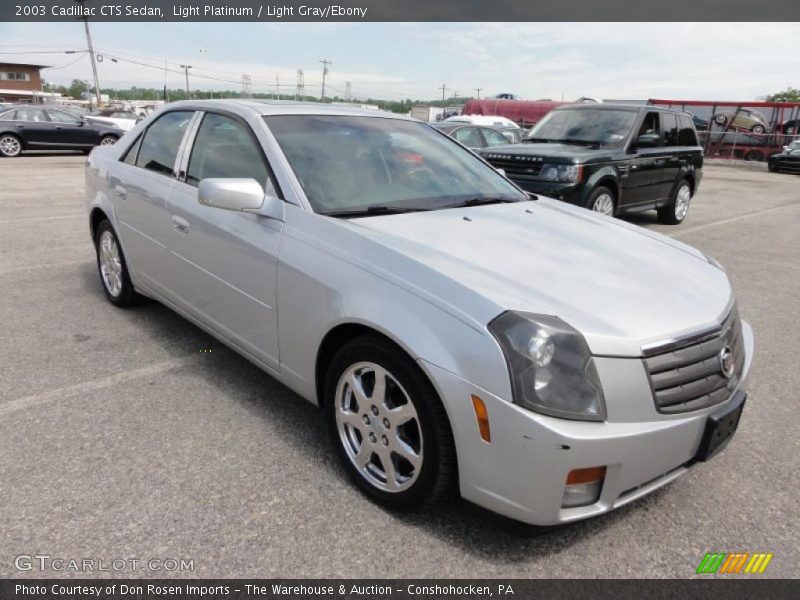 Light Platinum / Light Gray/Ebony 2003 Cadillac CTS Sedan