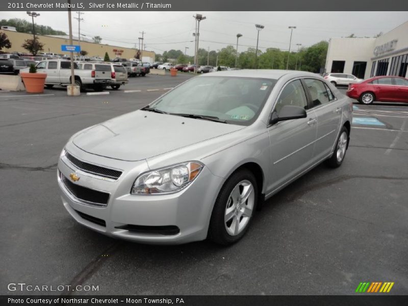 Silver Ice Metallic / Titanium 2011 Chevrolet Malibu LS