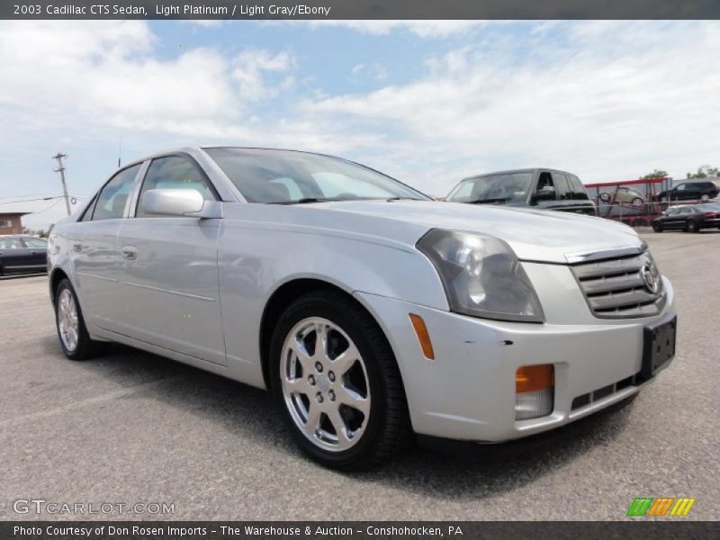 Light Platinum / Light Gray/Ebony 2003 Cadillac CTS Sedan