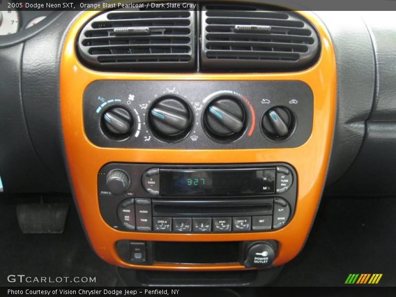 Controls of 2005 Neon SXT