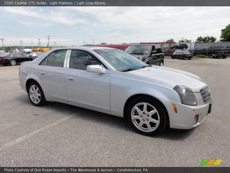 Light Platinum / Light Gray/Ebony 2003 Cadillac CTS Sedan
