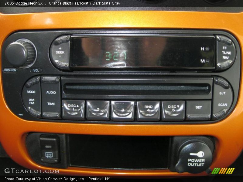 Controls of 2005 Neon SXT