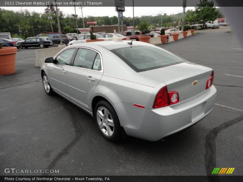Silver Ice Metallic / Titanium 2011 Chevrolet Malibu LS