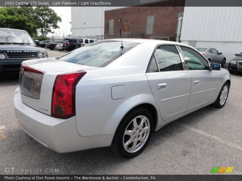 Light Platinum / Light Gray/Ebony 2003 Cadillac CTS Sedan