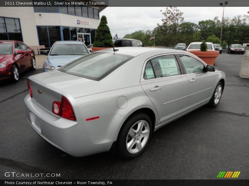 Silver Ice Metallic / Titanium 2011 Chevrolet Malibu LS