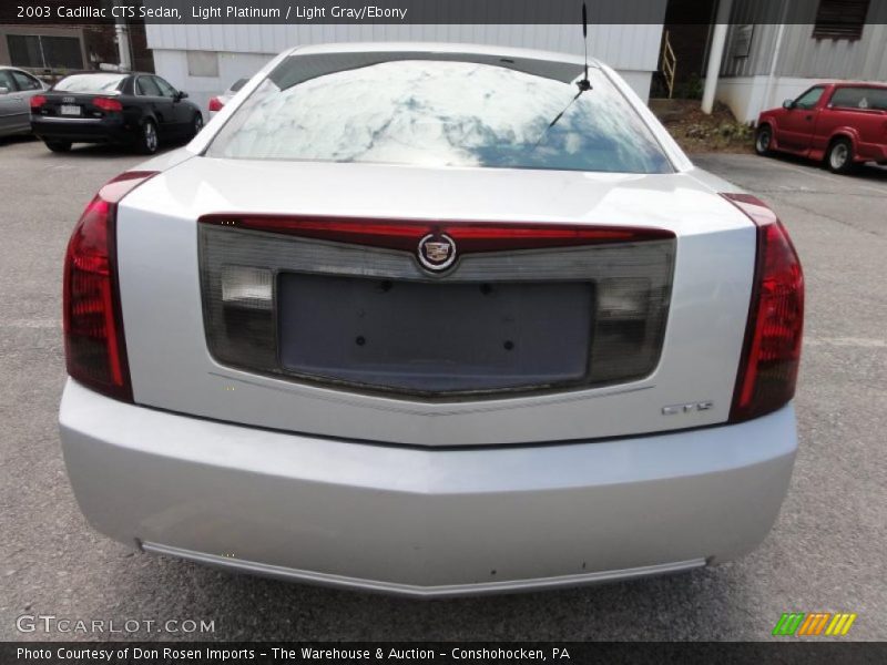 Light Platinum / Light Gray/Ebony 2003 Cadillac CTS Sedan