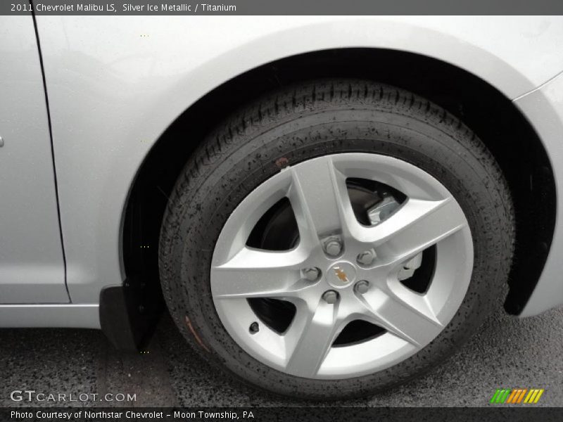 Silver Ice Metallic / Titanium 2011 Chevrolet Malibu LS