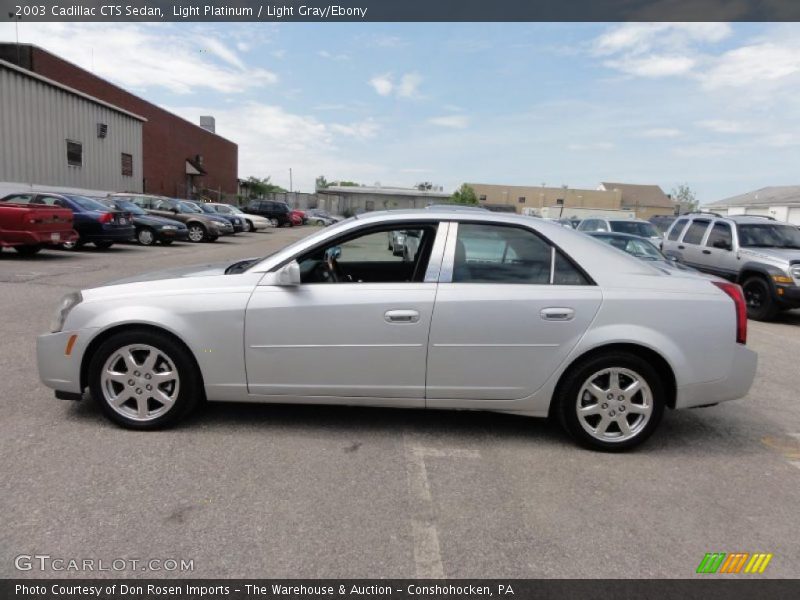 Light Platinum / Light Gray/Ebony 2003 Cadillac CTS Sedan
