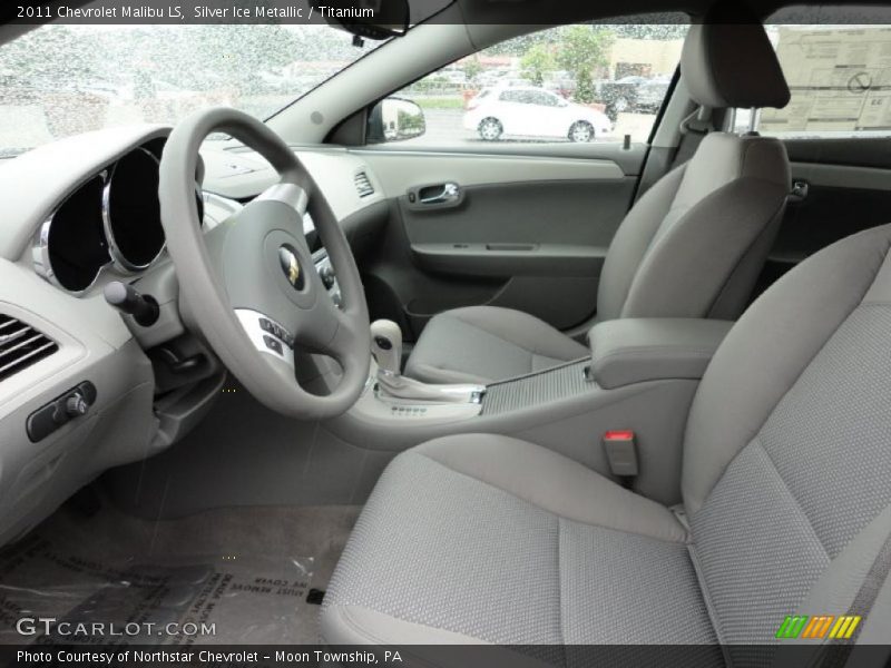 Silver Ice Metallic / Titanium 2011 Chevrolet Malibu LS