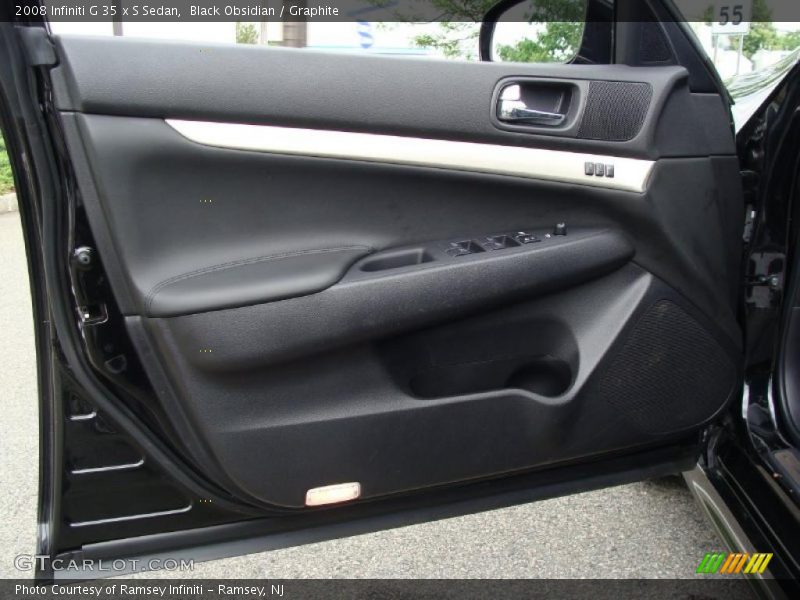 Black Obsidian / Graphite 2008 Infiniti G 35 x S Sedan