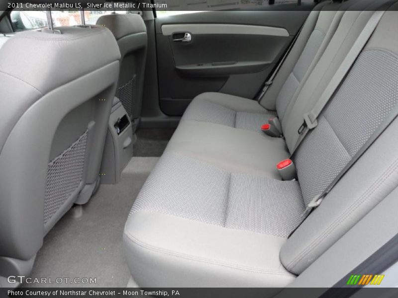 Silver Ice Metallic / Titanium 2011 Chevrolet Malibu LS