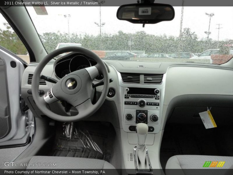 Silver Ice Metallic / Titanium 2011 Chevrolet Malibu LS