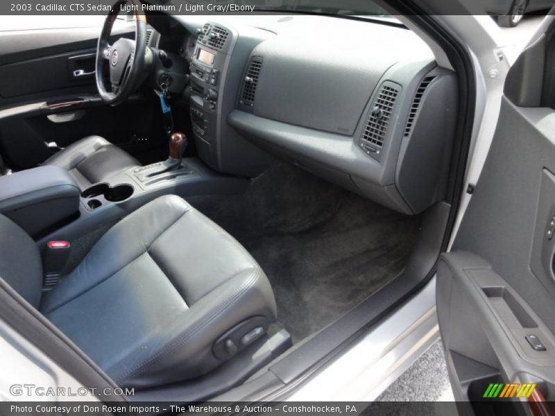 Light Platinum / Light Gray/Ebony 2003 Cadillac CTS Sedan