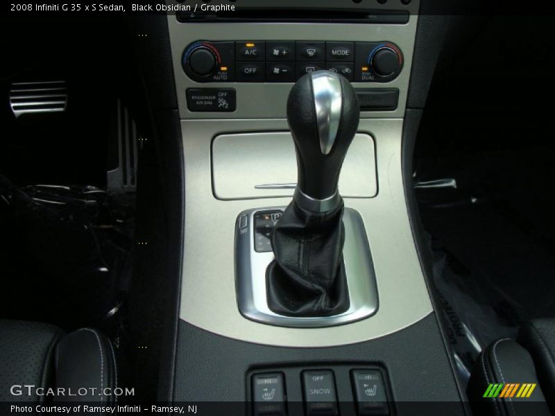 2008 G 35 x S Sedan 5 Speed ASC Automatic Shifter