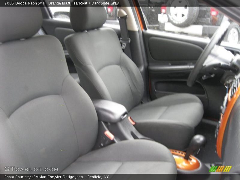 Orange Blast Pearlcoat / Dark Slate Gray 2005 Dodge Neon SXT